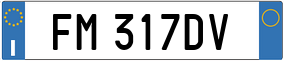 Truck License Plate